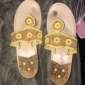 Jack Roger Sandals • Yellow • Sz 6